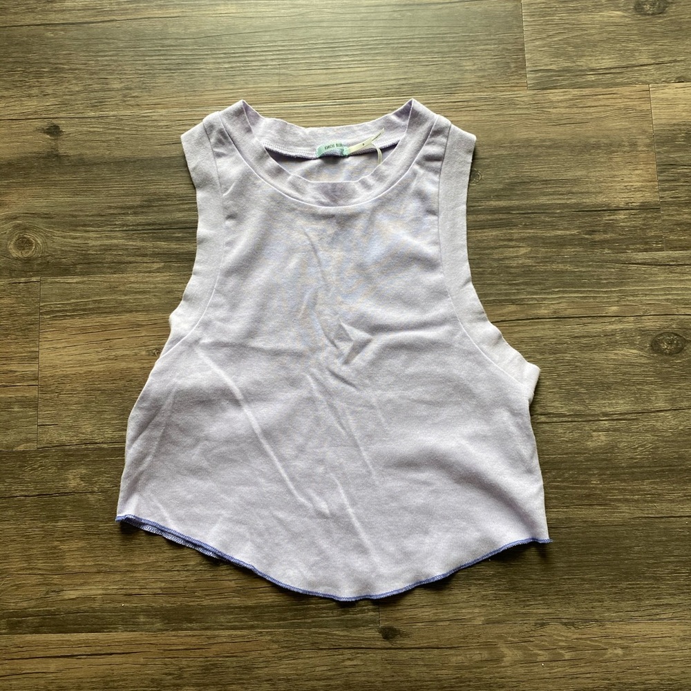 Urban Outfitters purple crop tank